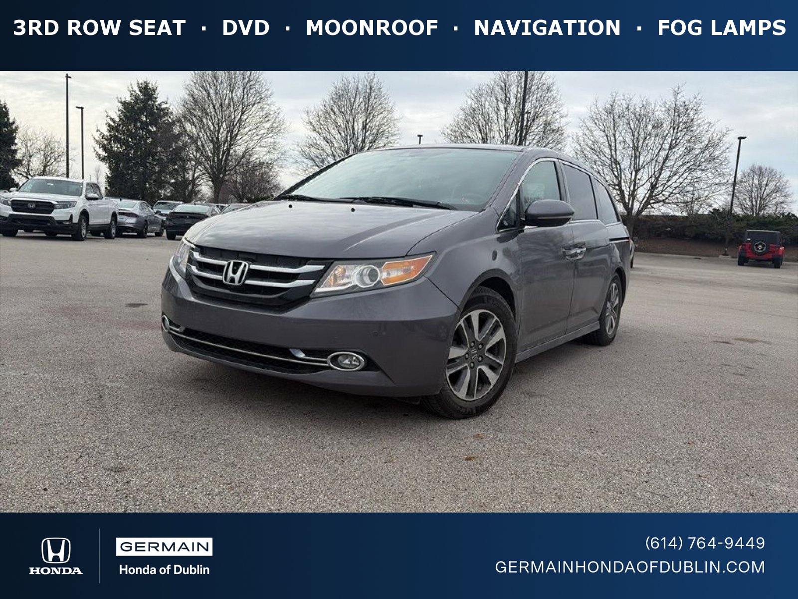 Used 2015 Honda Odyssey Touring Elite image 1