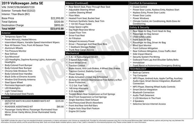 Used 2019 Volkswagen Jetta SE FWD image 2