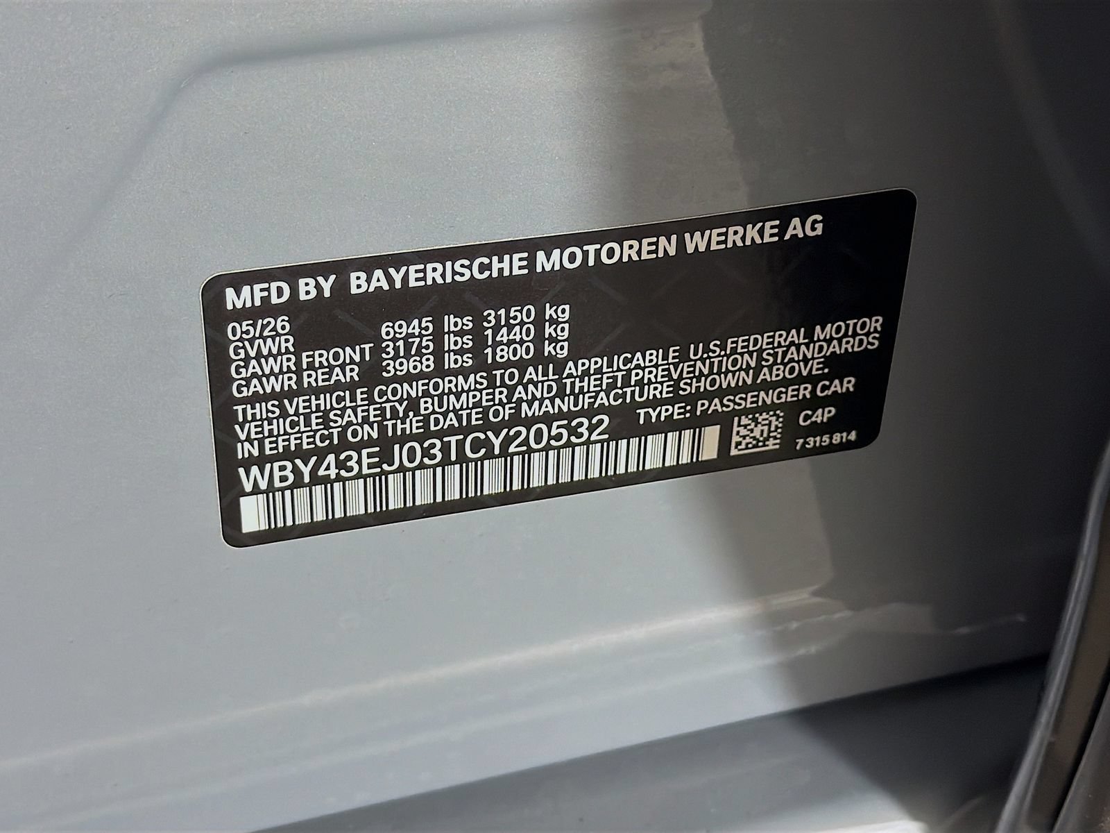 New 2026 BMW i7 eDrive50 w/ M Sport Package RWD image 34