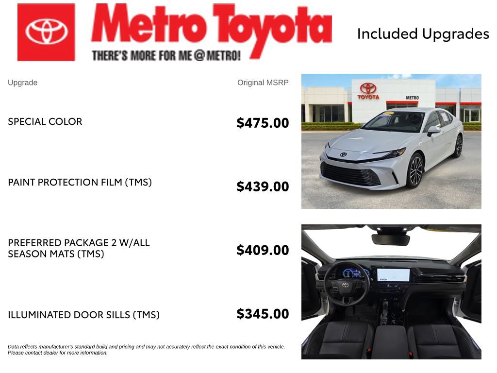 Certified 2025 Toyota Camry XLE AWD/4WD image 4