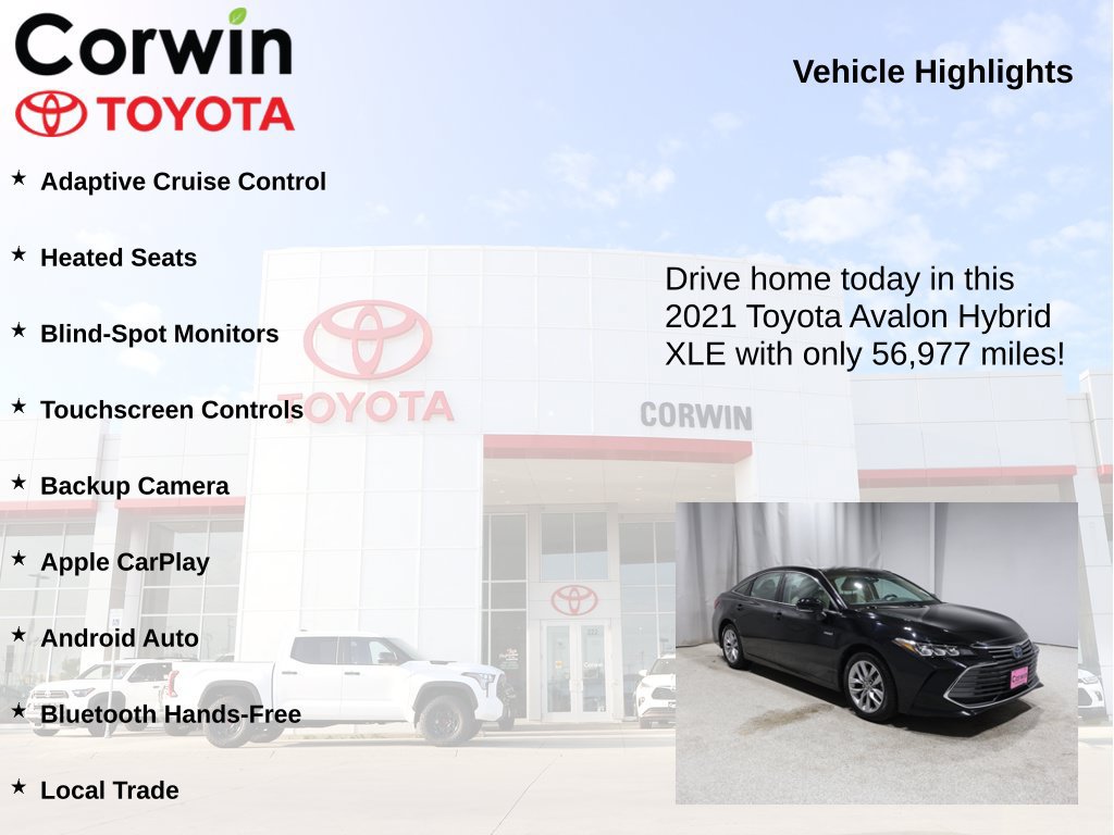 Used 2021 Toyota Avalon XLE w/ Carpet Mat Package (TMS) FWD image 6