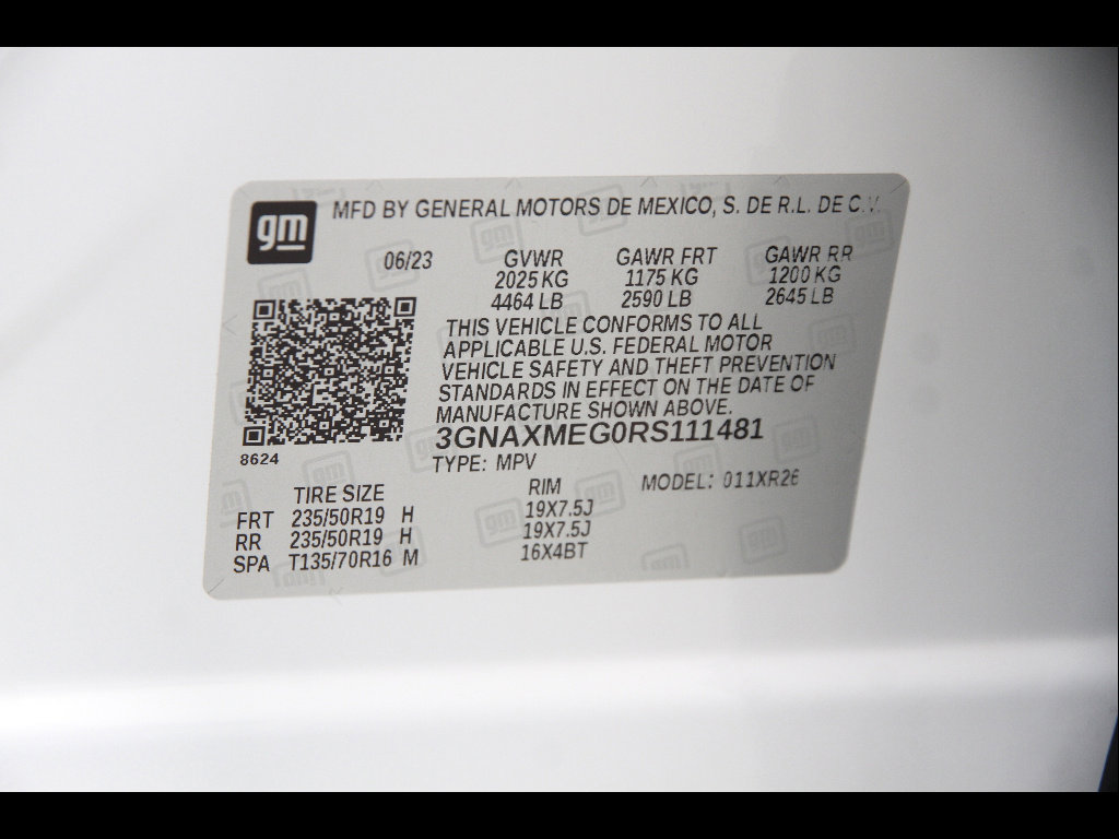 Certified 2024 Chevrolet Equinox RS FWD image 22