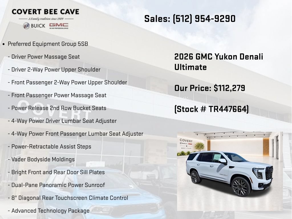 New 2026 GMC Yukon Denali Ultimate AWD/4WD image 7