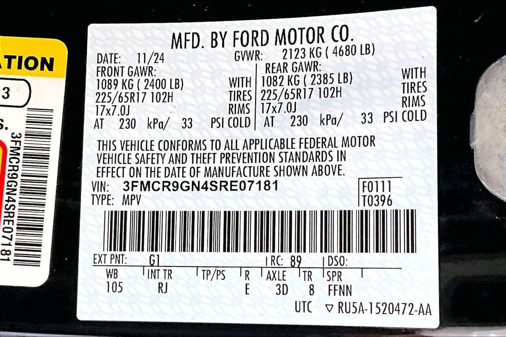 Used 2025 Ford Bronco Sport Heritage w/ Convenience Package image 35