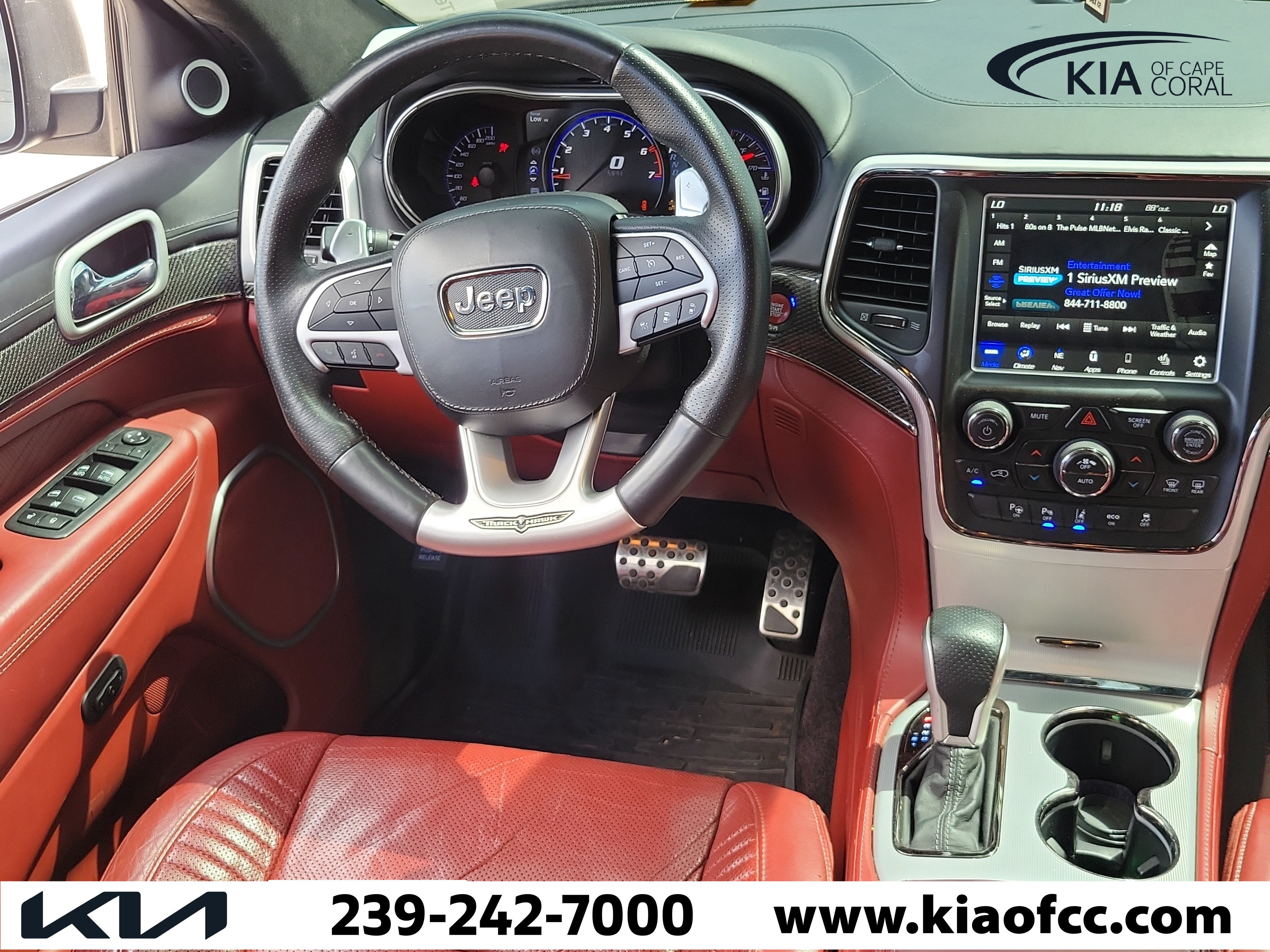 Used 2018 Jeep Grand Cherokee Trackhawk AWD/4WD image 11