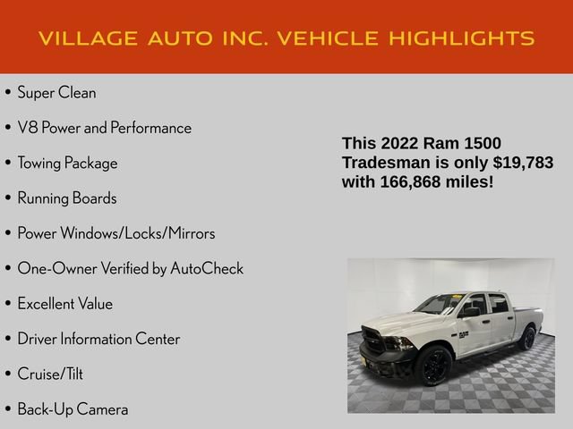 Used 2022 RAM 1500 Tradesman w/ Electronics Group AWD/4WD image 7