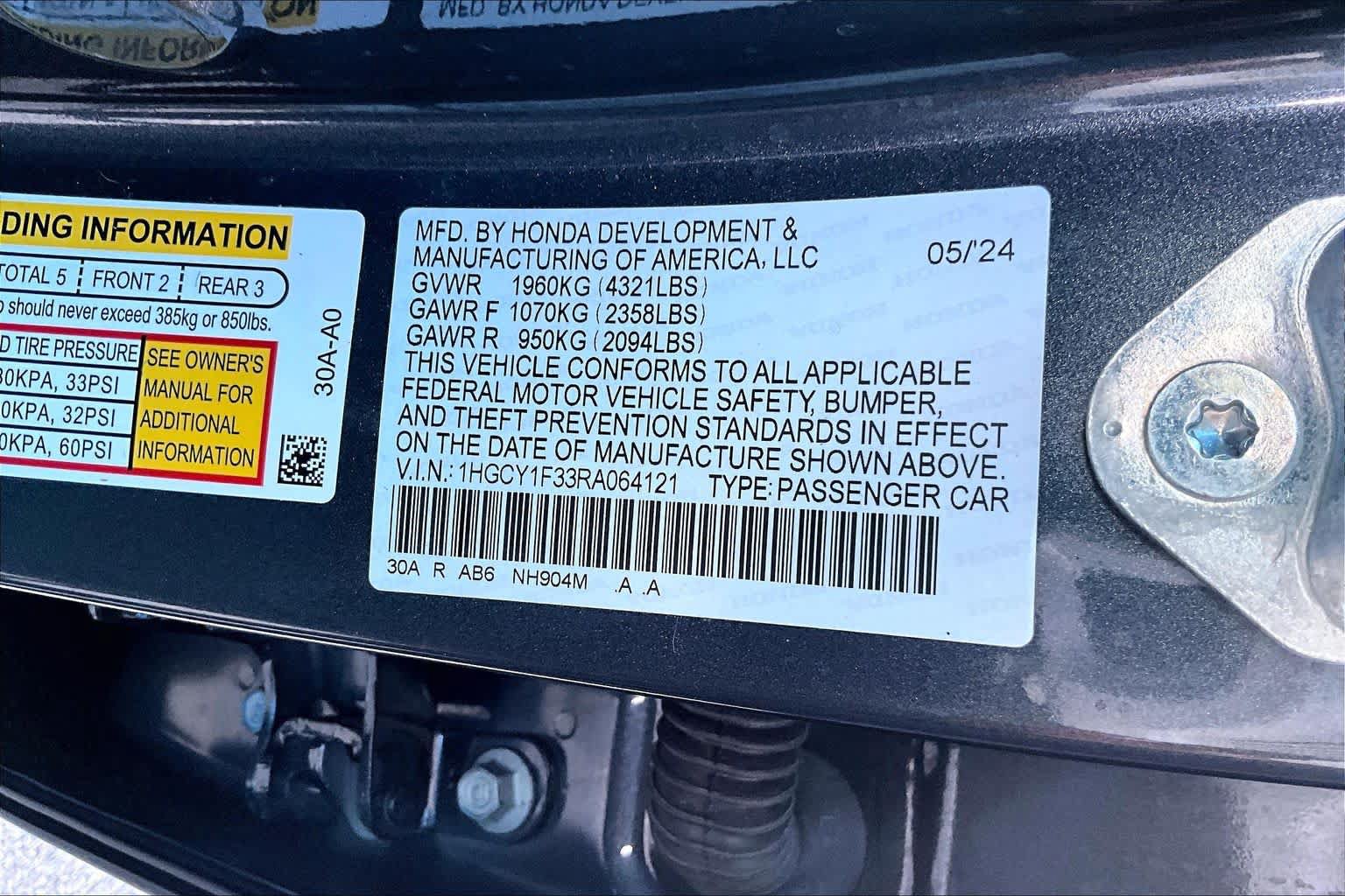 Used 2024 Honda Accord EX image 34