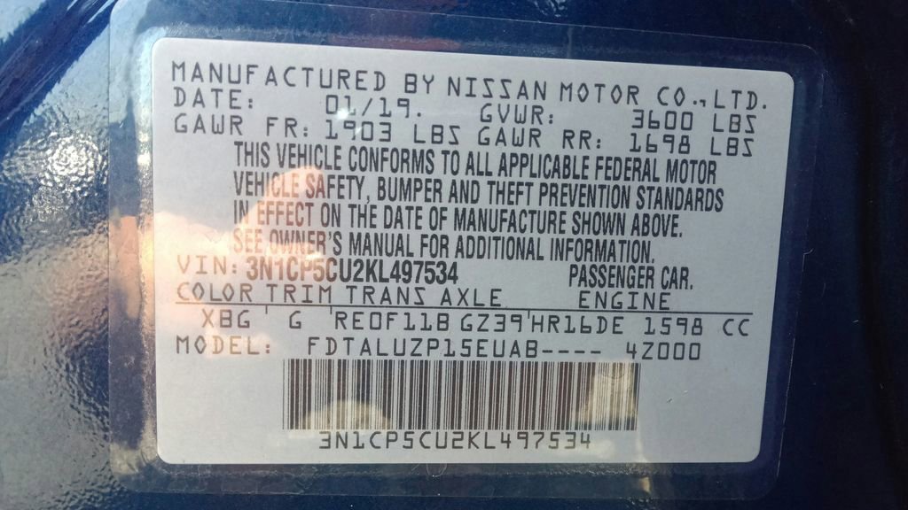 Used 2019 Nissan Kicks SR w/ SR Premium Package FWD image 18