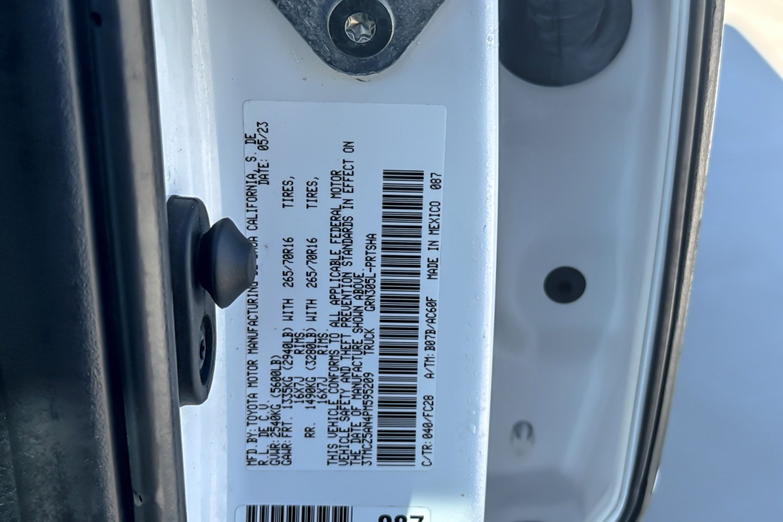 Certified 2023 Toyota Tacoma 4x4 Double Cab w/ Trail Edition image 27