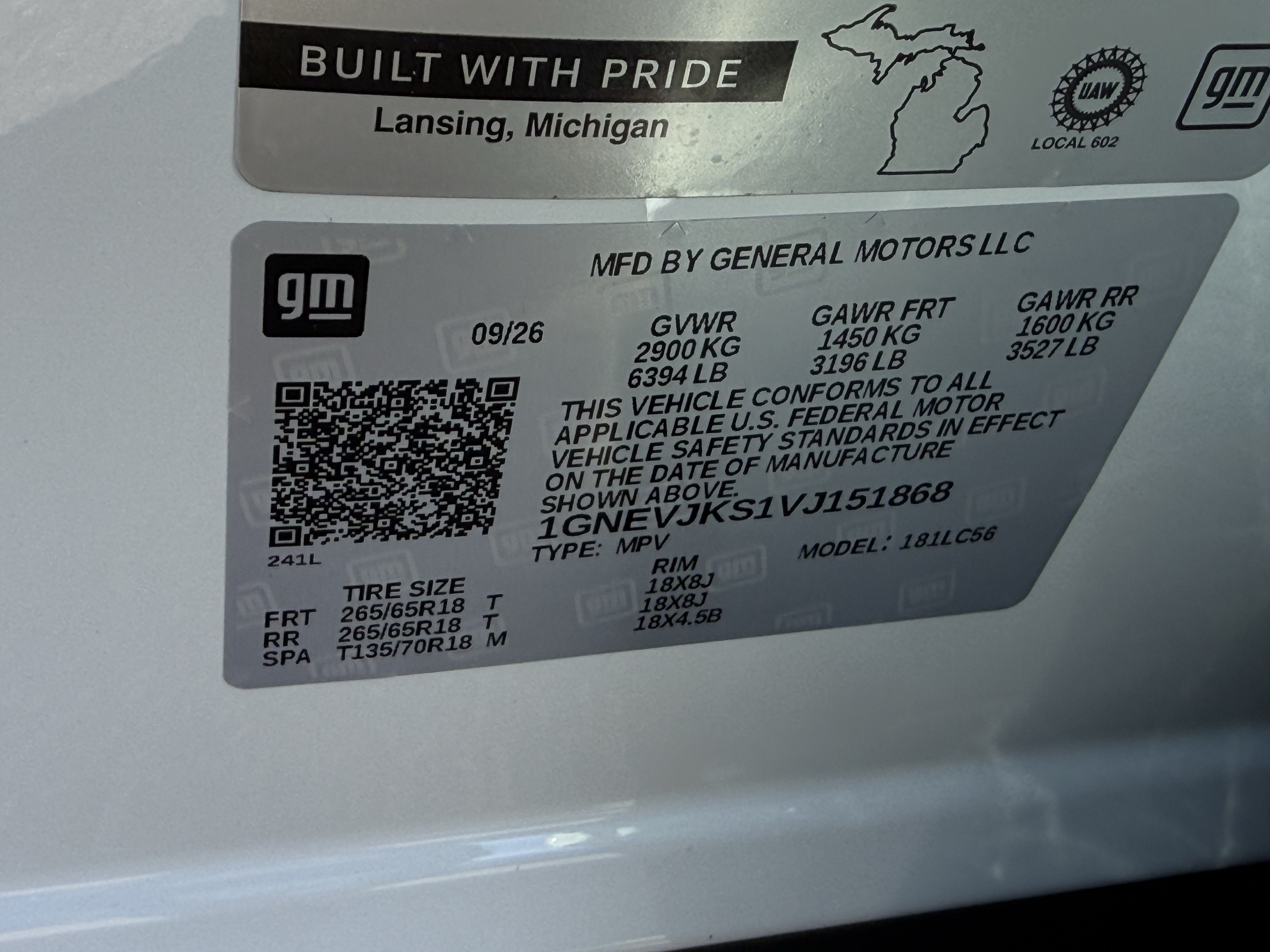 New 2027 Chevrolet Traverse Z71 w/ Enhanced Driving Package AWD/4WD image 36