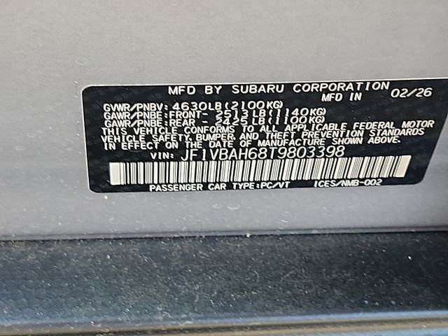 New 2026 Subaru WRX Premium AWD/4WD image 16