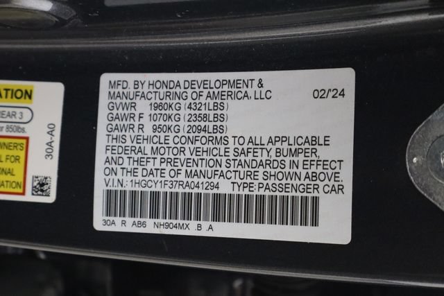 Used 2024 Honda Accord EX image 30