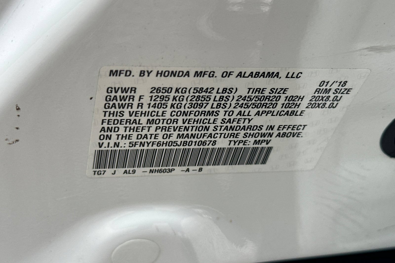 Used 2018 Honda Pilot Elite image 30