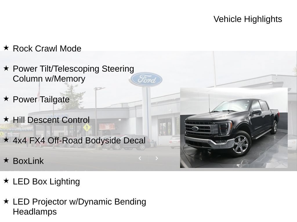 Used 2023 Ford F150 Lariat w/ Equipment Group 502A High AWD/4WD image 27