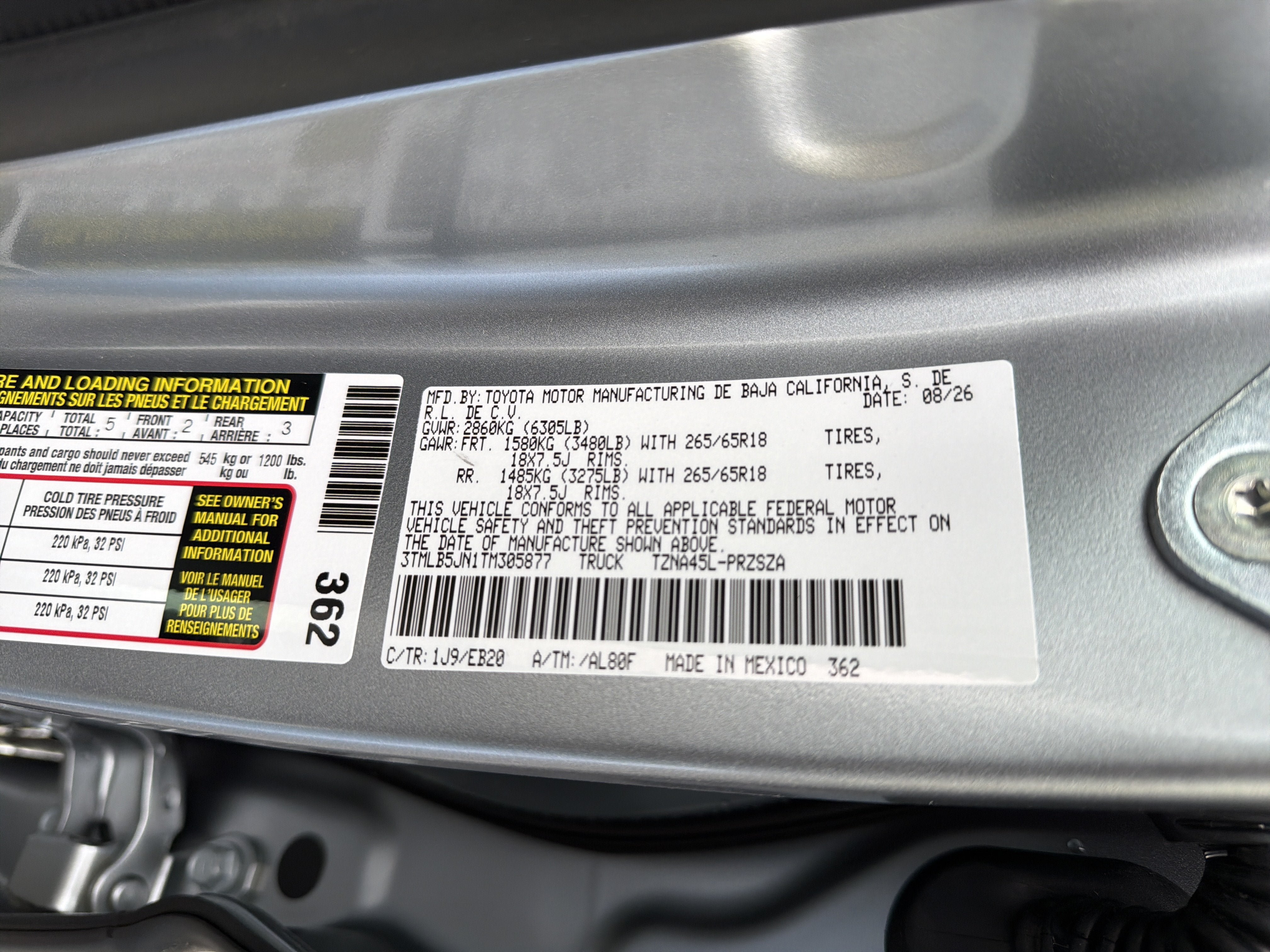 New 2026 Toyota Tacoma Limited AWD/4WD image 14
