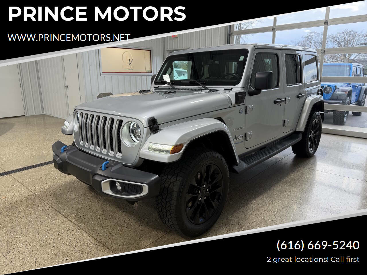 Used 2023 Jeep Wrangler Unlimited Sahara w/ Cold Weather Group image 1