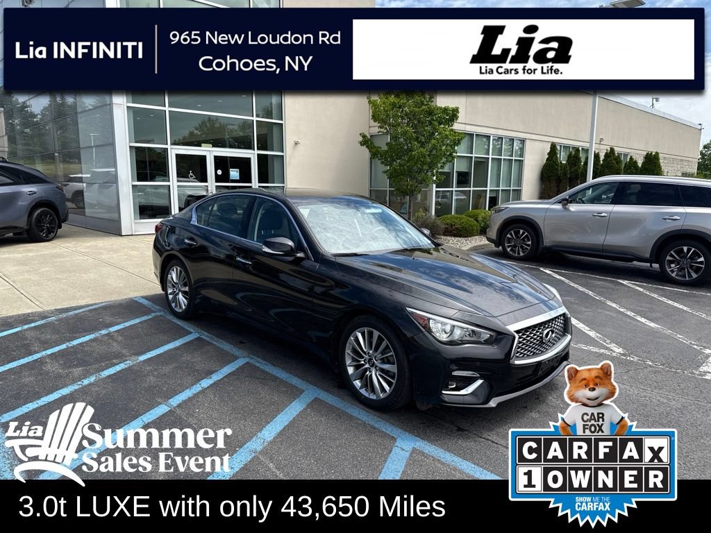 Certified 2022 INFINITI Q50 Luxe w/ Cargo Package