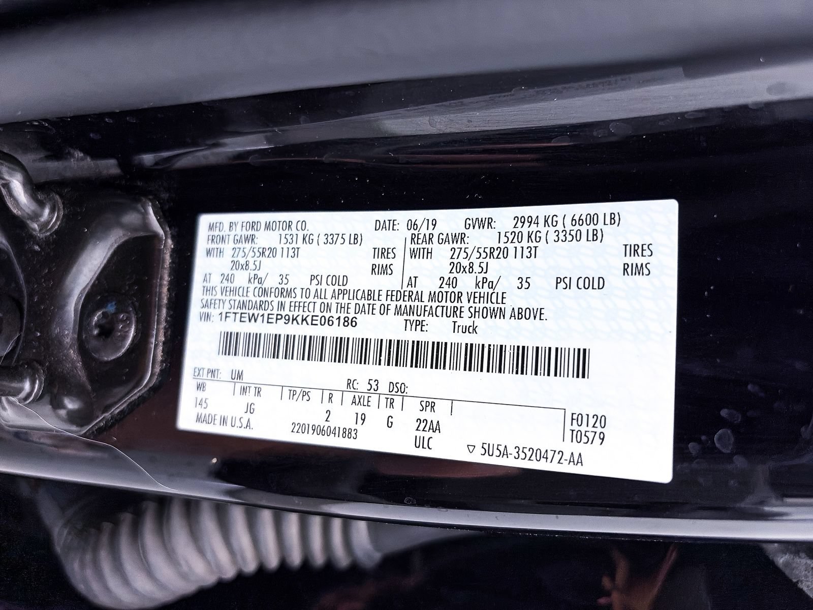 Used 2019 Ford F150 XL w/ Equipment Group 101A Mid AWD/4WD image 21