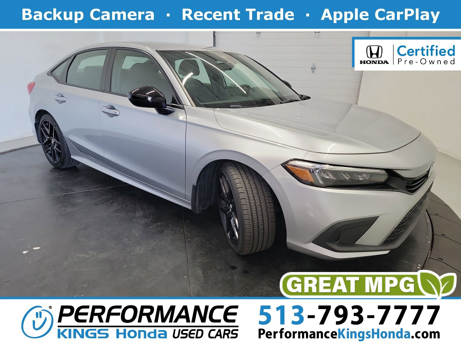 Certified 2023 Honda Civic Sport image 1