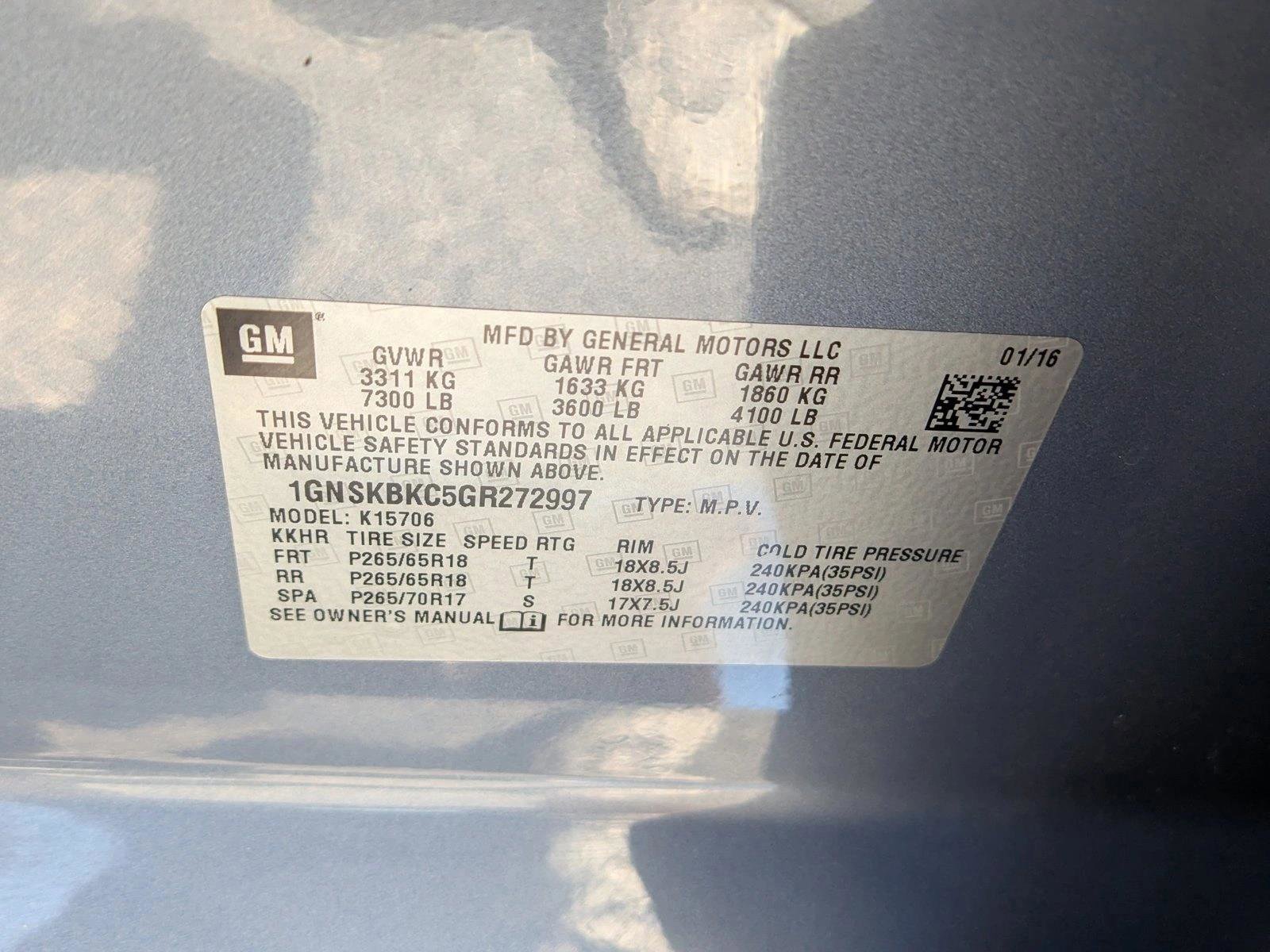 Used 2016 Chevrolet Tahoe LT AWD/4WD image 27