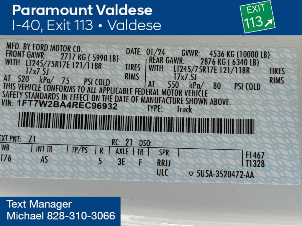 Used 2024 Ford F250 XL w/ FX4 Off-Road Package image 31