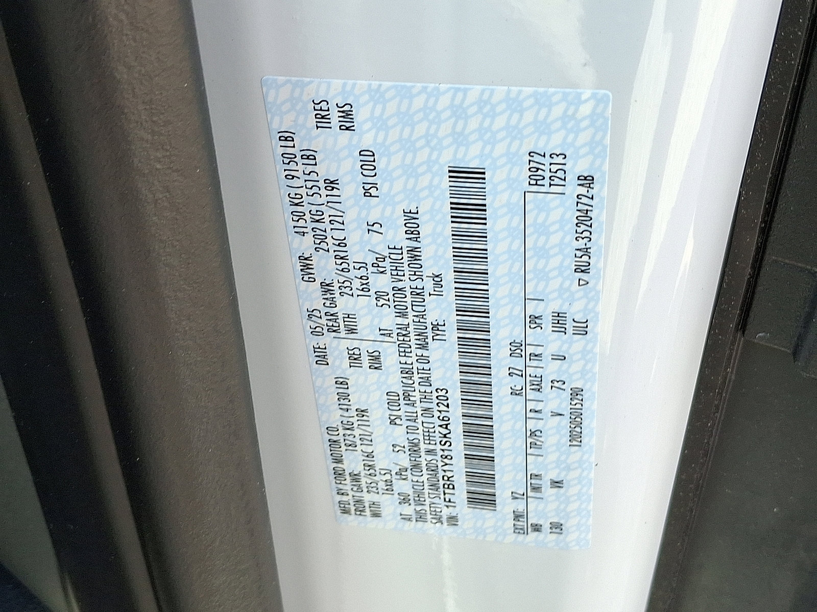 New 2025 Ford Transit 250 Low Roof w/ Load Area Protection Package image 14