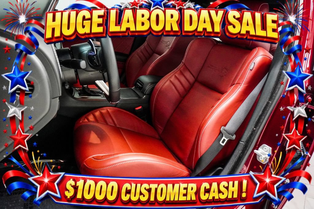 Used 2022 Dodge Charger SRT Hellcat w/ Carbon/Suede Interior Package RWD image 6