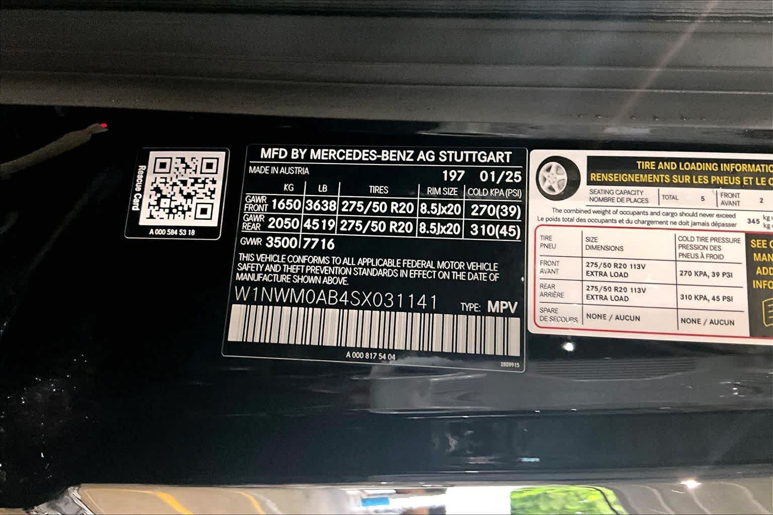 Certified 2025 Mercedes-Benz G 580 w/ EQ Technology image 30
