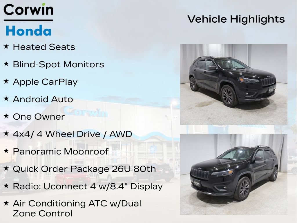 Used 2021 Jeep Cherokee Latitude Lux 80th Anniv w/ Quick Order Package 26U 80TH AWD/4WD image 11