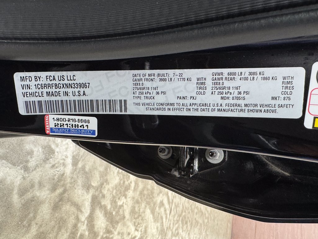 Used 2022 RAM 1500 Big Horn AWD/4WD image 30