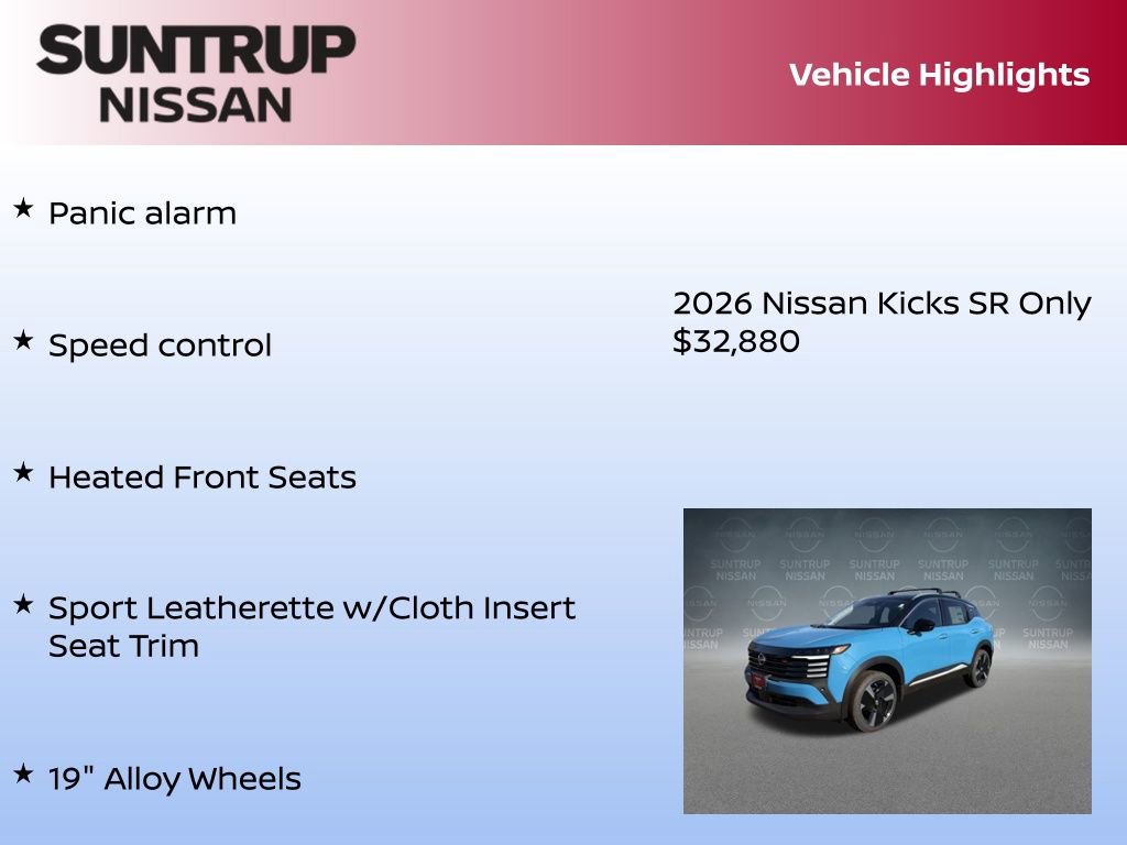New 2026 Nissan Kicks SR w/ SR Premium Package image 37