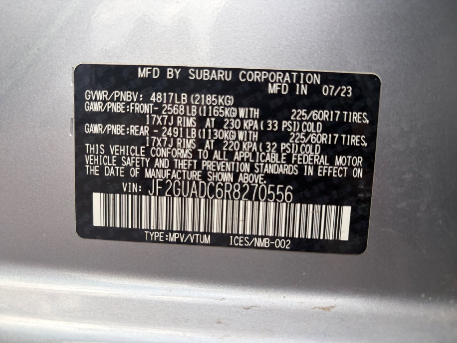 Certified 2024 Subaru Crosstrek 2.0i Premium AWD/4WD image 34