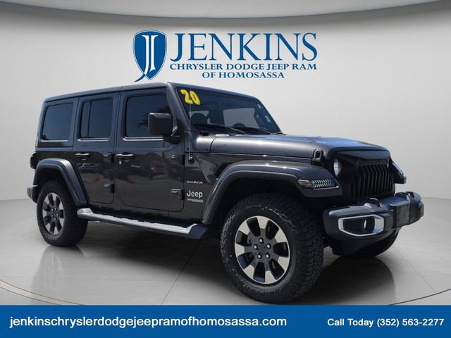 Used 2020 Jeep Wrangler Unlimited Sahara AWD/4WD image 1