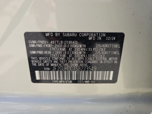 Certified 2025 Subaru Crosstrek 2.0i Premium AWD/4WD image 30