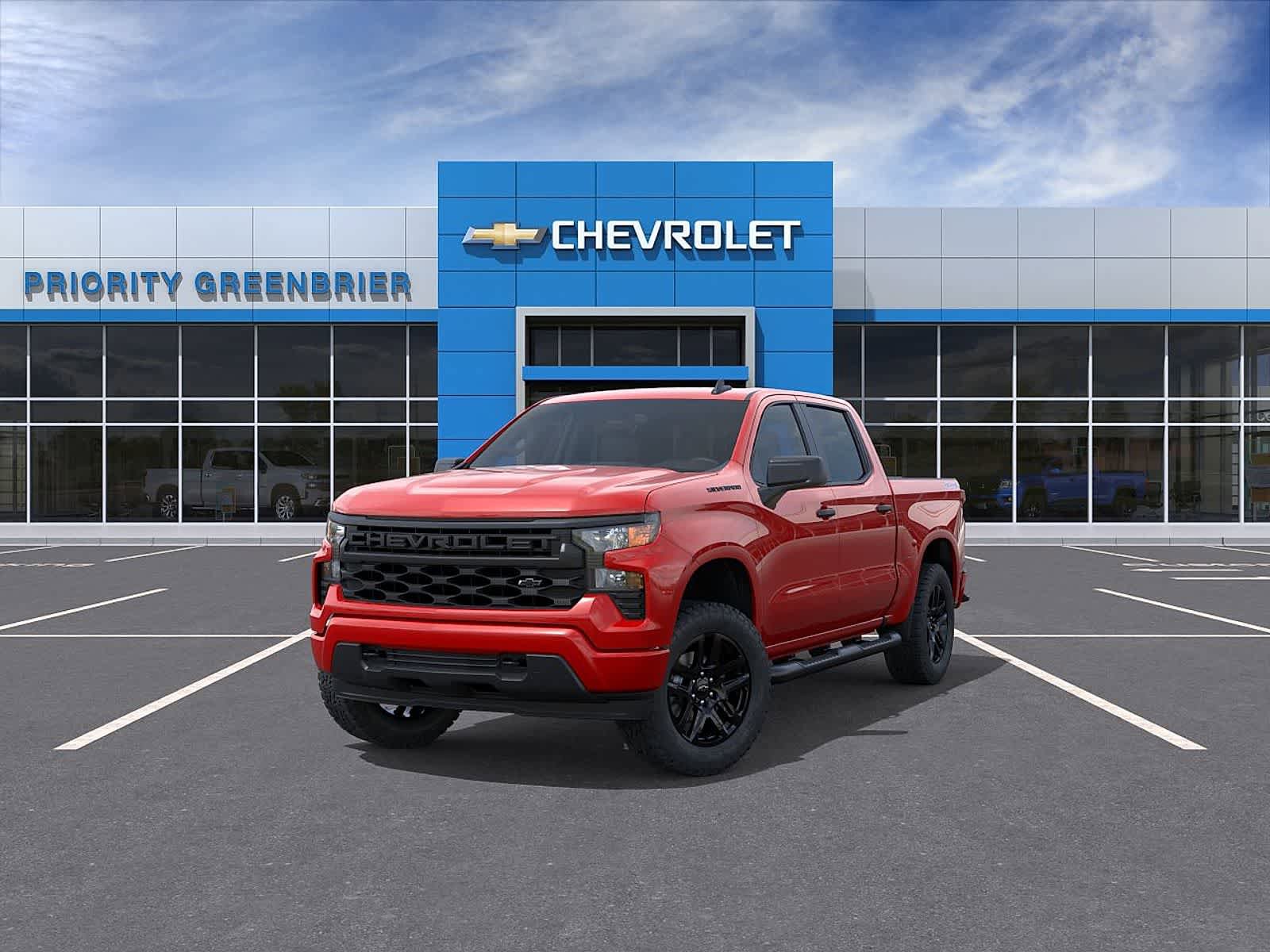 New 2026 Chevrolet Silverado 1500 Custom w/ Turbomax Blackout Package AWD/4WD image 8