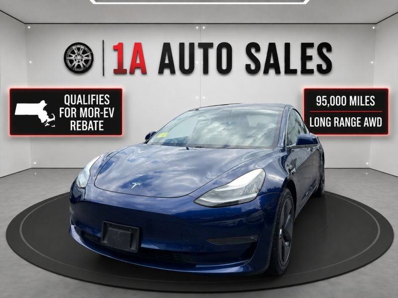 Used 2019 Tesla Model 3 Long Range AWD/4WD image 1