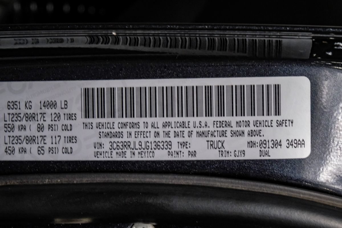 Used 2018 RAM 3500 Laramie w/ Protection Group AWD/4WD image 61