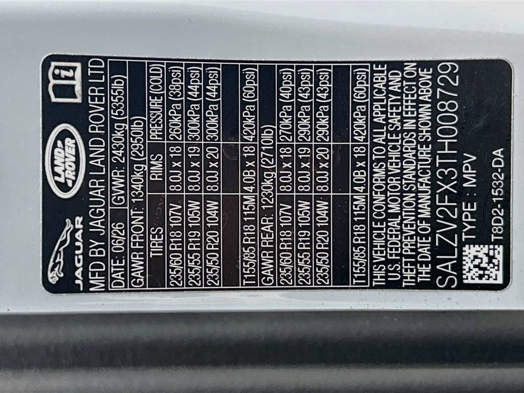 New 2026 Land Rover Range Rover Evoque Hoxton AWD/4WD image 34