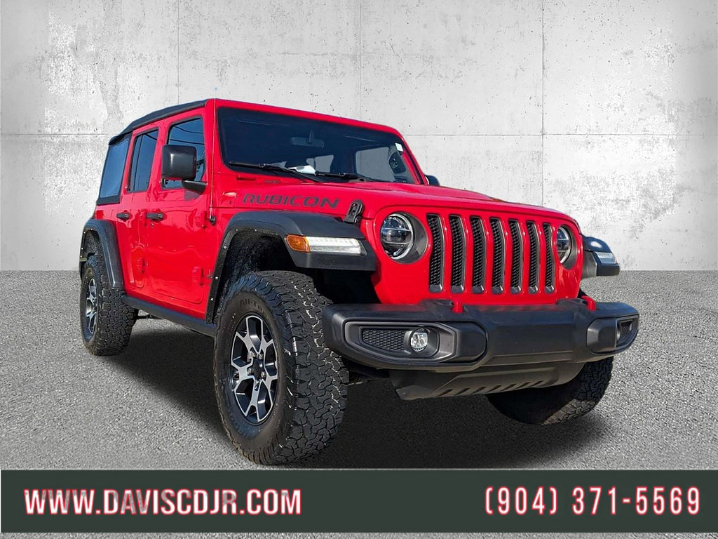 Used 2022 Jeep Wrangler Unlimited Rubicon w/ LED Lighting Group AWD/4WD image 1