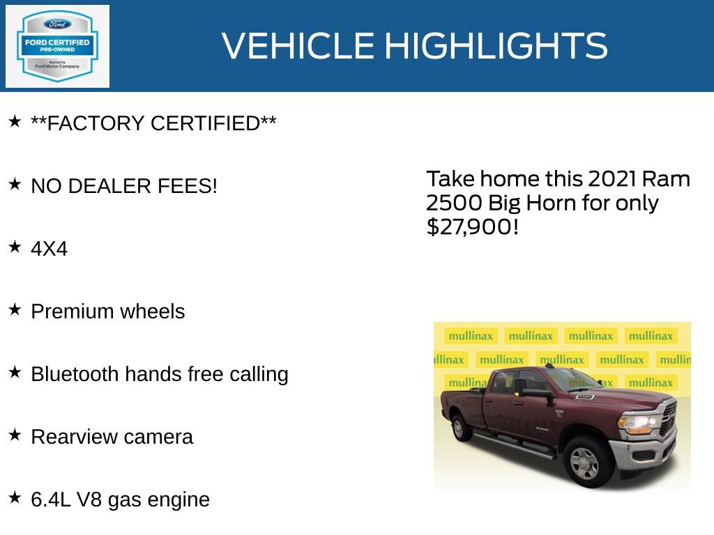 Used 2021 RAM 2500 Big Horn AWD/4WD image 12