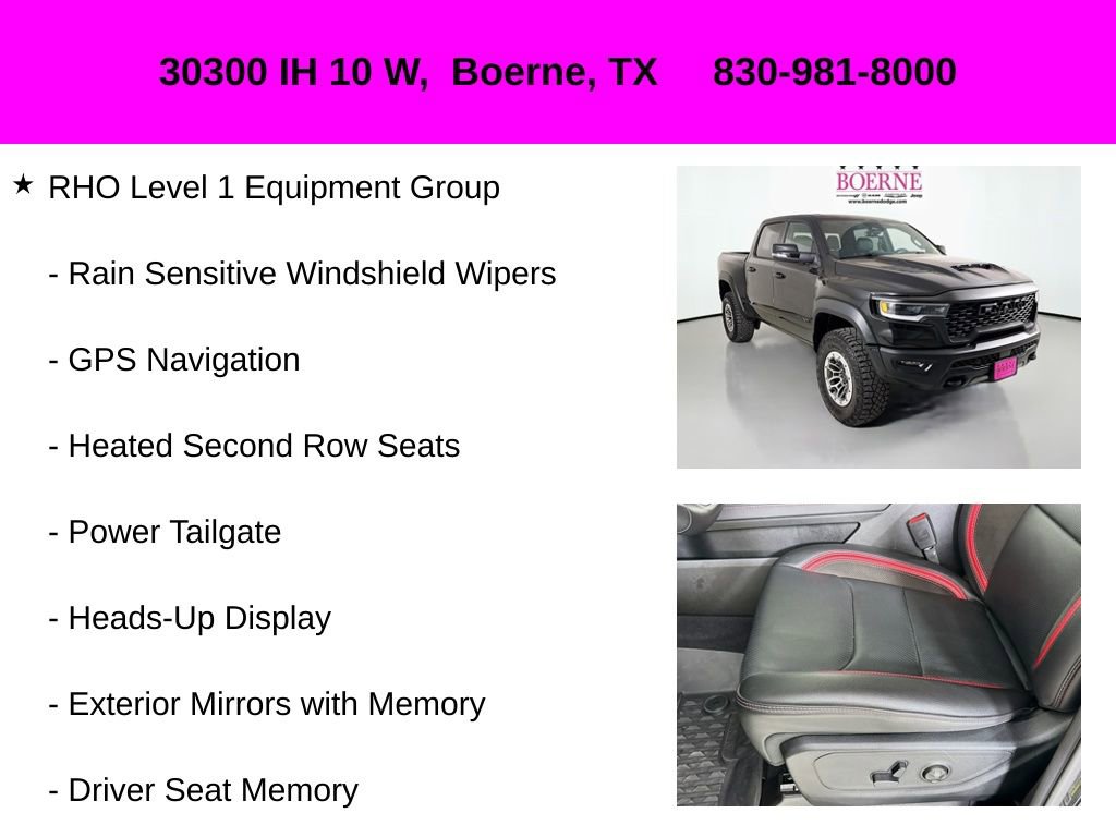 Used 2026 RAM 1500 RHO w/ RHO Level 1 Equipment Group image 30