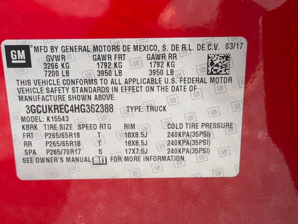 Used 2017 Chevrolet Silverado 1500 LT w/ All Star Edition AWD/4WD image 38