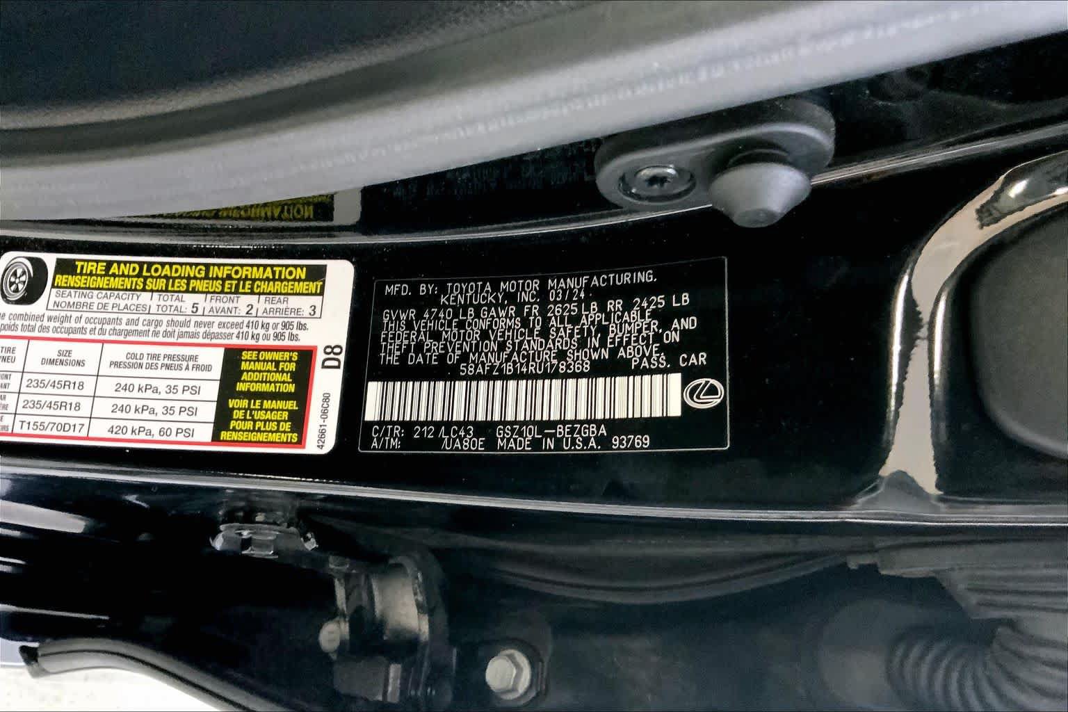 Used 2024 Lexus ES 350 Ultra Luxury FWD image 36