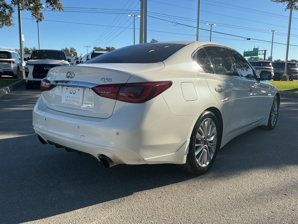 Used 2021 INFINITI Q50 Luxe w/ Seat & Sound Package image 5