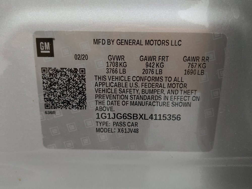 Used 2020 Chevrolet Sonic LT image 33