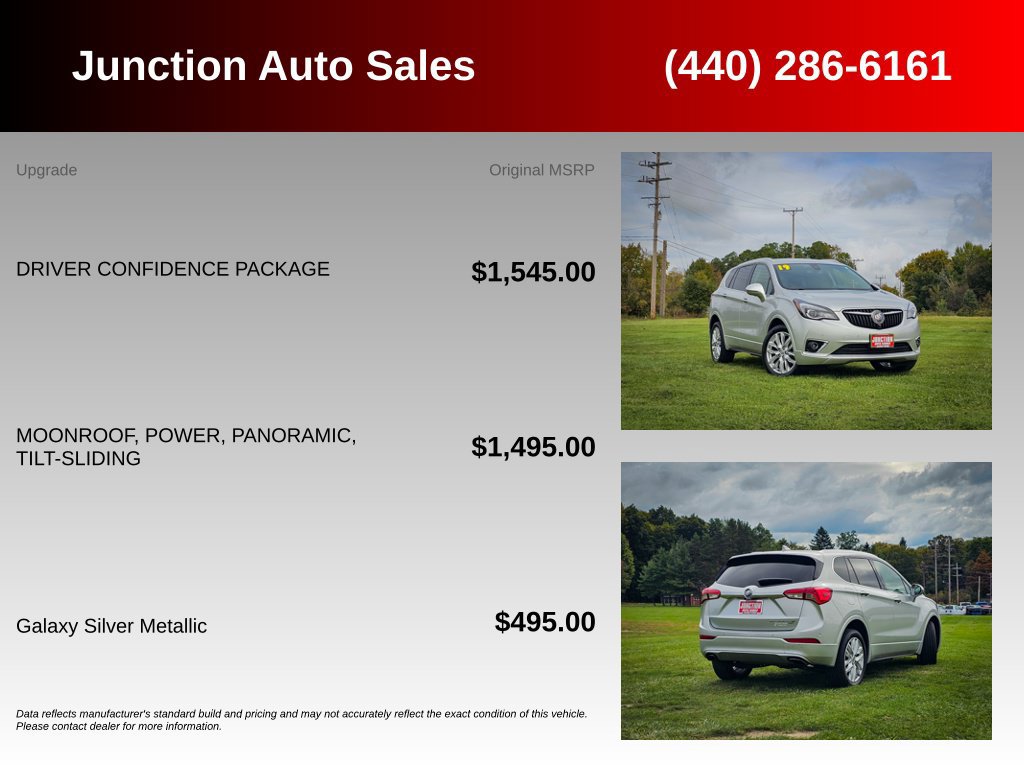 Used 2019 Buick Envision Premium w/ Driver Confidence Package AWD/4WD image 5