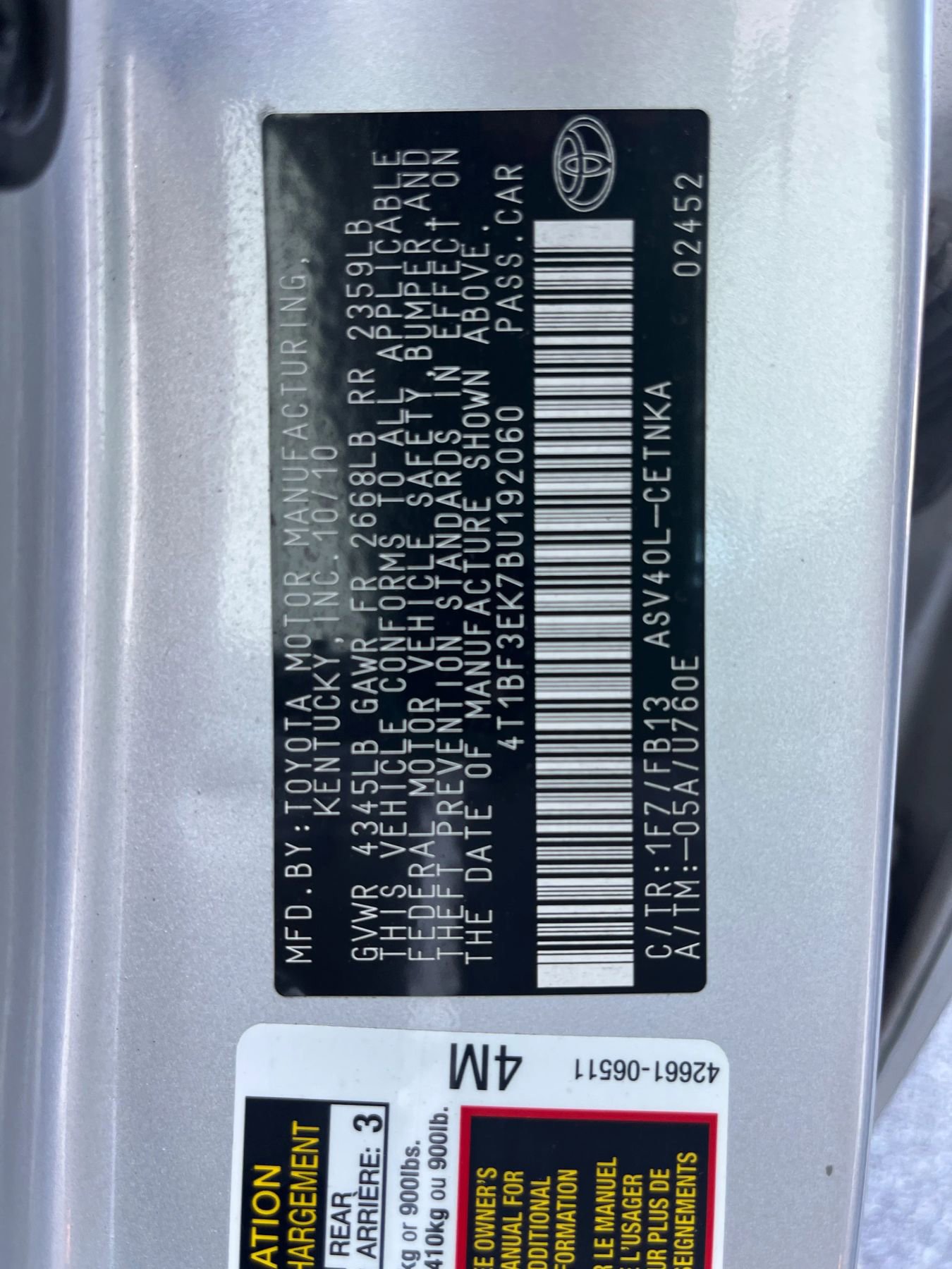 Used 2011 Toyota Camry LE image 31