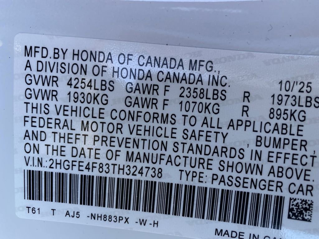 New 2026 Honda Civic Sport Touring image 37