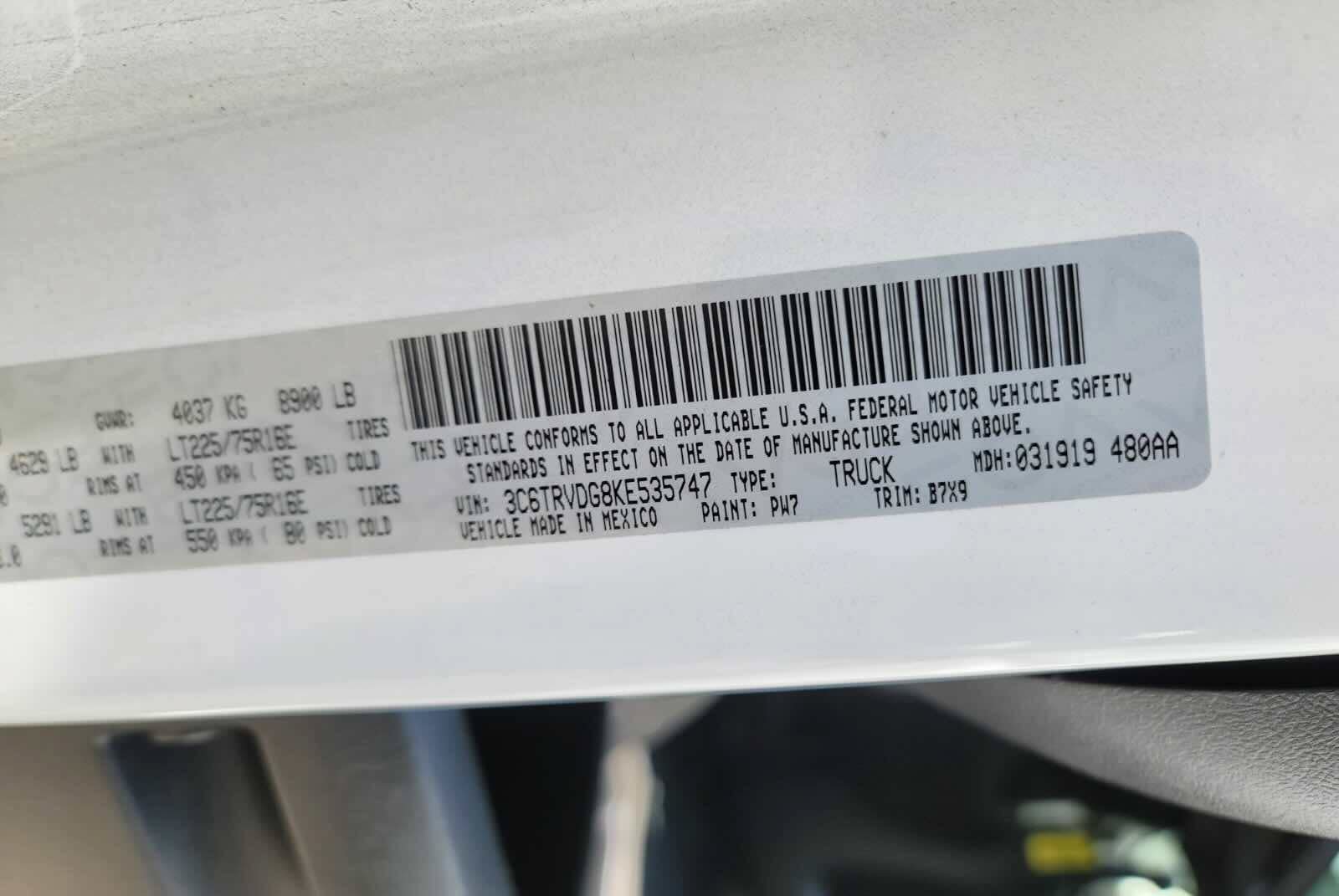 Used 2019 RAM ProMaster 2500 w/ Interior Convenience Group FWD image 10