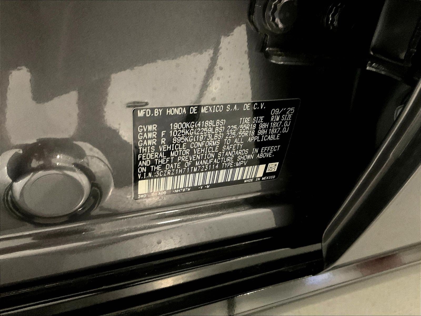 Certified 2026 Honda HR-V EX-L image 18